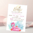 Search for pink hibiscus invitations Flamingo