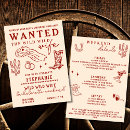 Search for country hen party invitations Western