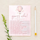 Search for baby shower guessing games Guess who
