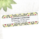 Search for stylish pattern return address labels Watercolor