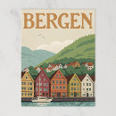 Search for norway vintage travel postcards Bergen