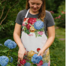 Search for vintage hydrangea aprons Botanical