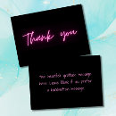 Search for neon thank you cards Simple