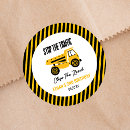 Search for dump truck birthday stickers Boy