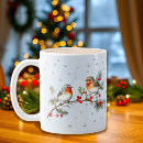 Search for robin bird mugs Snow