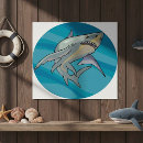 Search for great white shark posters Fish