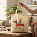 Search for dachshund tote bags Fun