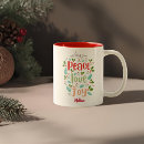 Search for love and peace mugs Elegant