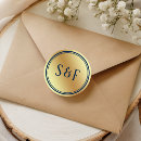 Search for gold foil envelope seals Chic