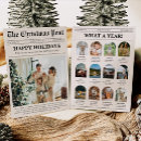 Search for newspaper christmas cards Photo collage