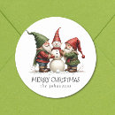 Search for gnomes stickers Illustration