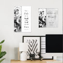 Search for bible verse black white art Scripture