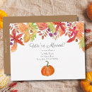 Search for halloween moving announcement cards Pumpkin