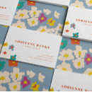 Search for warming business cards Blue