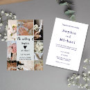 Search for collage wedding invitations Modern photo