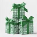 Search for forest green and white wrapping paper Classic