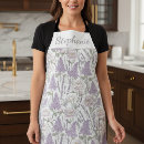 Search for lavender long aprons Purple floral