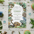 Search for reptile birthday invitations Tropical