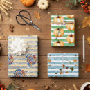 Search for thanksgiving wrapping paper Turkey