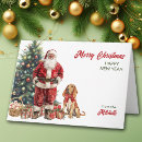 Search for bloodhound christmas cards Santa claus