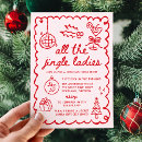 Search for girls night christmas invitations Whimsical