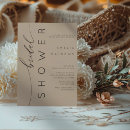 Search for neutral bridal shower invitations Typography