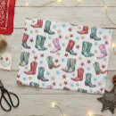 Search for cowboy boots tissue paper Western