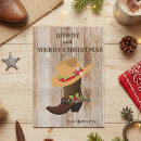 Search for cowboy hat christmas cards Boots