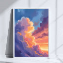 Search for sky clouds posters Colourful