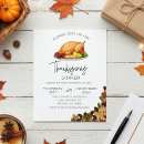 Search for turkey 4x5 invitations Leaves