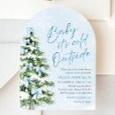 Search for holiday baby boy shower invitations Baby its cold outside