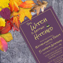 Search for witch hen party invitations Purple