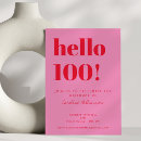 Search for 100th birthday invitations Simple