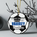 Search for soccer christmas tree decorations Blue