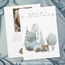 Search for deer christmas cards Snowy forest