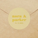 Search for yellow monogram stickers Chic