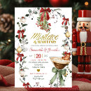 Search for martinis and mistletoe For her
