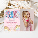 Search for sequin invitations Rainbow