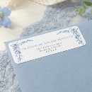 Search for victorian wedding return address labels Chinoiserie