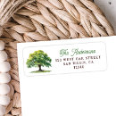 Search for oak trees return address labels Vintage