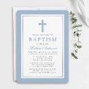 Search for blue and grey christening invitations Boy baptism