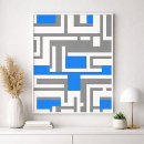 Search for grey abstract art White