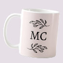Search for three initial monogram mugs Trendy