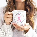 Search for breast cancer pink ribbon mugs October