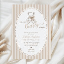 Search for vintage teddy bear invitations Gender neutral shower