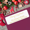 Search for faux return address labels Merry christmas