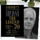 Search for myth invitations The man the myth