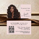Search for hair extensions business cards Elegant
