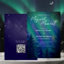 Search for northern lights wedding invitations Aurora borealis