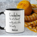Search for funny crochet mugs Yarn lover